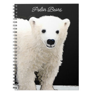 Carnet Peinture de l'ours polaire - Oiginal Wildlife Art