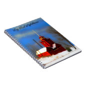 Carnet Peinture de phare rouge - Art original (Côté Droit)