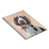 Carnet Peinture de Spinone Italiano - Beau Chien original (Côté Droit)