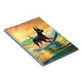 Carnet Peinture de Surf à la Plage de Doberman (Côté Droit)