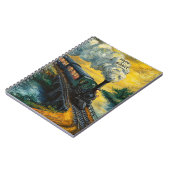 Carnet Peinture de train à vapeur vintage (Côté gauche)