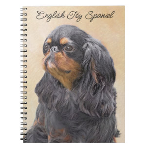 Carnet Peinture d'Epagneul Nain Anglais Art Animalier Ori