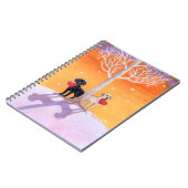 Carnet Peinture des labradors d'hiver (Côté gauche)