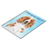 Carnet Peinture d'espagnol Welsh Springer - Art original  (Côté gauche)