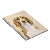 Carnet Peinture d'espagnol Welsh Springer - Art original (Côté Droit)