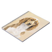 Carnet Peinture d'espagnol Welsh Springer - Art original (Côté gauche)