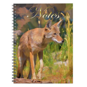 Carnet Peinture d'été sur la faune de Coyote