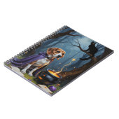 Carnet Peinture d'Halloween de chien beagle (Côté gauche)