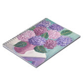 Carnet Peinture d'Hydrangée luxuriante (Côté gauche)