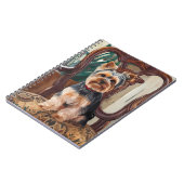 Carnet Peinture d'un adorable Yorkshire Terrier (Côté gauche)