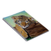 Carnet Peinture d'un petit tigre dormant (Côté Droit)