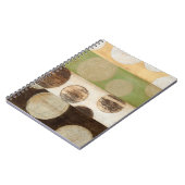 Carnet Peinture en panneau de bois de tonalité Terre avec (Côté gauche)