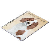 Carnet Peinture en Setter rouge et blanc irlandais - Art (Côté gauche)