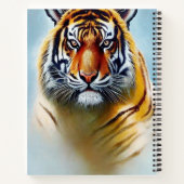 Carnet Peinture faciale de tigre - Artwork de faune frapp (Dos)