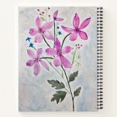Carnet Peinture florale botanique originale (Dos)