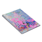 Carnet Peinture gaufrée expressive sur toile, créée à l'a (Côté Droit)