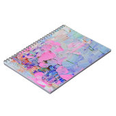 Carnet Peinture gaufrée expressive sur toile, créée à l'a (Côté gauche)