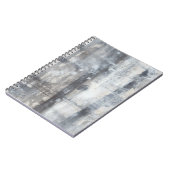 Carnet Peinture gris contemporaine (Côté gauche)