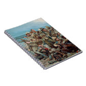 Carnet Peinture historique britannique de guerre des Boer (Côté Droit)