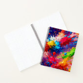 Carnet Peinture humide colorée design (Intérieur)