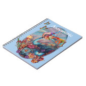 Carnet Peinture Imaginaire Fleurs exprimant la nature (Côté gauche)