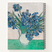 Carnet Peinture impressionniste Vase d'Iris de Van Gogh (Dos)