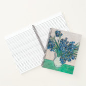 Carnet Peinture impressionniste Vase d'Iris de Van Gogh (Intérieur)