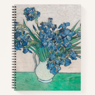 Carnet Peinture impressionniste Vase d'Iris de Van Gogh