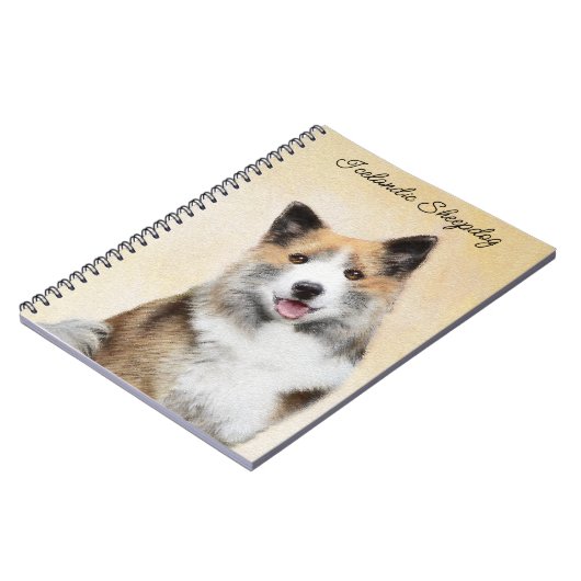 Carnet Peinture islandaise pour chien de mer - Art origin (Côté gauche)