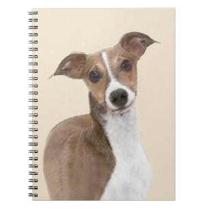 Carnet Peinture italienne Greyhound - Cute Original Chien