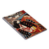 Carnet Peinture japonaise vintage - acteur de Kabuki (Côté Droit)