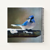 Carnet Peinture Jay Bleu - Art Oiseau Original (Dos)