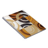 Carnet Peinture moderne avec Motifs circulaires (Côté Droit)