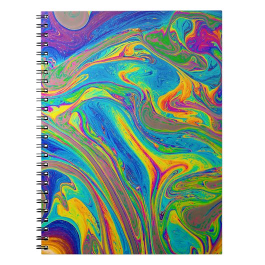 Carnet Peinture multicolore (Devant)