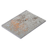 Carnet Peinture murale grise fissurée (Côté gauche)