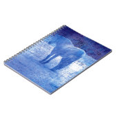Carnet Peinture numérique à cheval violet (Côté gauche)