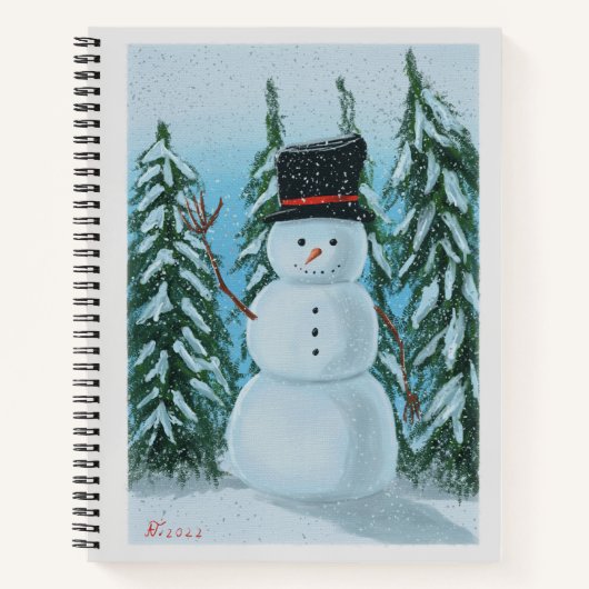 Carnet Peinture numérique Snowman (Devant)