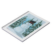 Carnet peinture numérique snowman (Côté gauche)