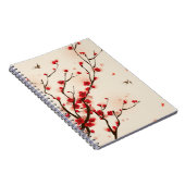 Carnet Peinture orientale de style, fleur au printemps 2 (Côté Droit)