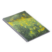 Carnet Peinture originale à l'huile de Fleur sauvage jaun (Côté Droit)