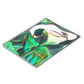 Carnet Peinture originale aquarelle lys Arum (Côté gauche)