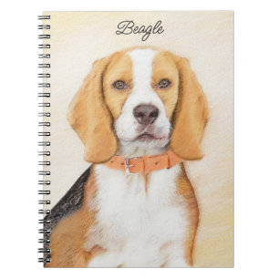 Carnet Peinture originale de chien Beagle Hound Art anima