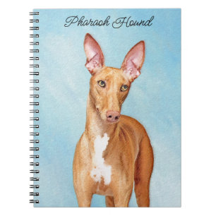 Carnet Peinture Pharaon Hound - Cute Original Chien Art