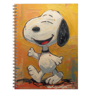 Carnet Peinture Pop Art de Chien Beagle Joyeux