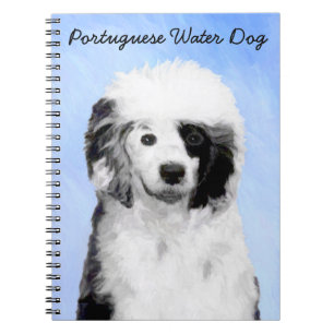 Carnet Peinture Portugaise de Chien d'Eau - Art original