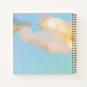 Carnet Peinture printanière personnalisée Abstraite (Dos)