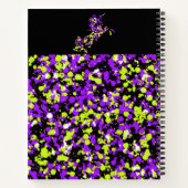Carnet Peinture rayée Unicorne (Dos)