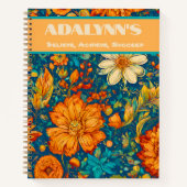 Carnet Peinture rétro Cadeaux de graduation pour petite-f (Devant)