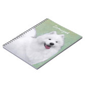 Carnet Peinture Samoyed - Cute Original Chien Art (Côté gauche)