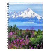 Carnet Peinture sauvage surréelle en Alaska (Devant)